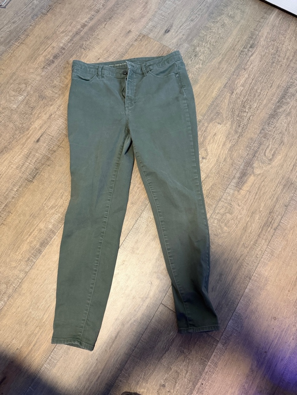 Talbots Olive-Teal Skinny Jeans